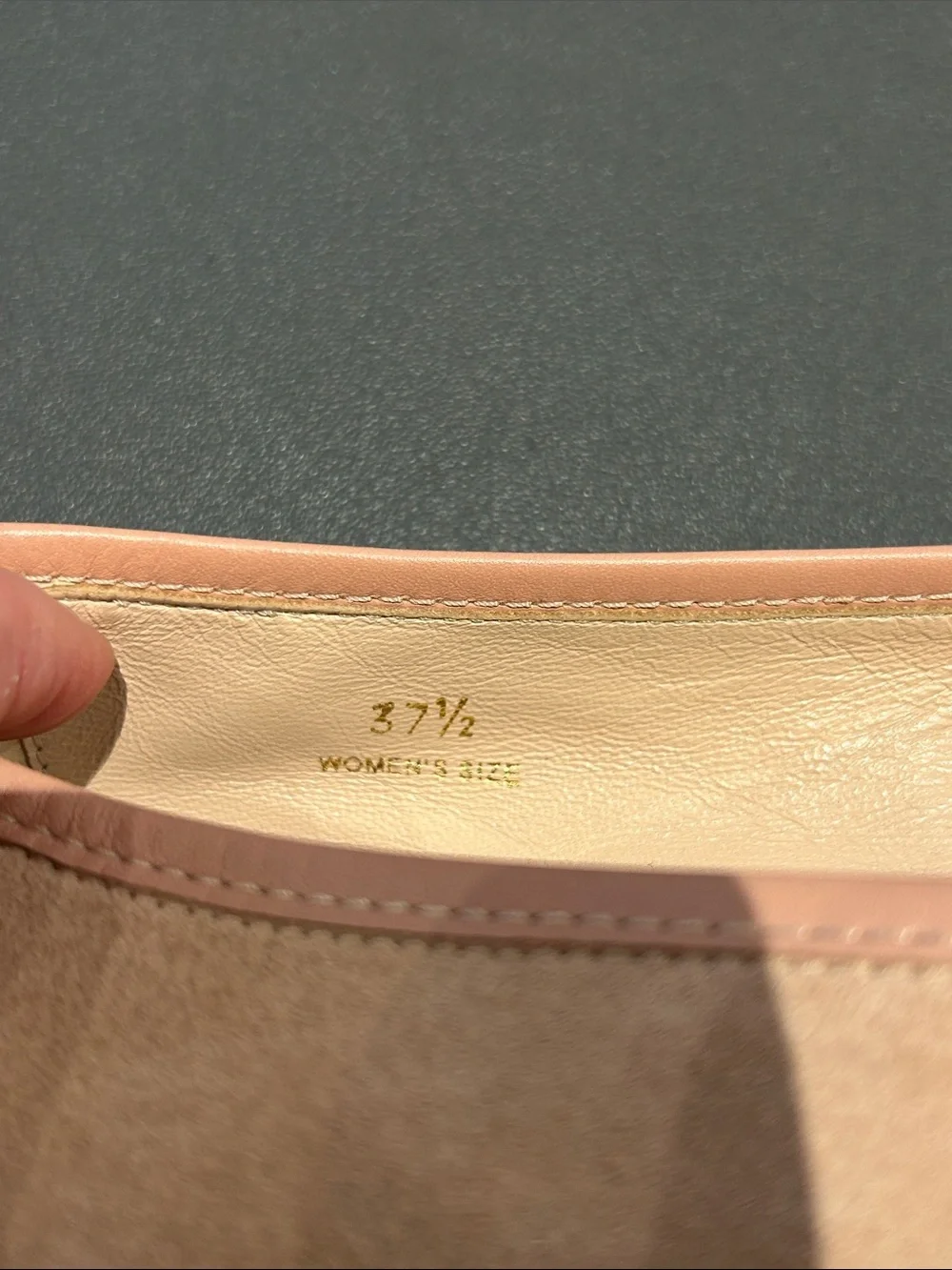 Tod's Pink Suede Ballet Flats